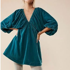 NWT Free People Portia Velvet Mini